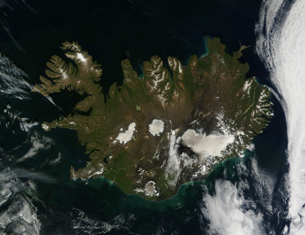 Iceland from Space